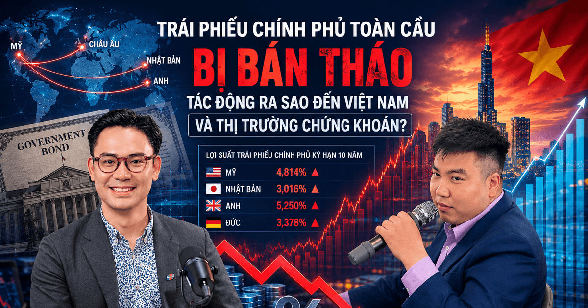 Bán tháo trái phiếu chính phủ toàn cầu, lợi suất Mỹ 10 năm lên 4.814% – Hai tác động lớn tới VN