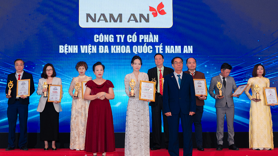 Bệnh viện Thẩm mỹ Nam An đạt giải 'Chất lượng châu Á 2026' tại TP HCM